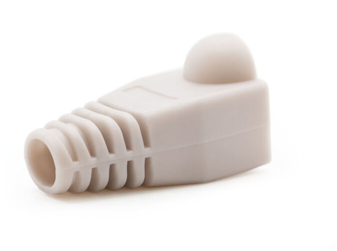 Protetor Ficha de Rede Nanocable RJ45 Cinzento (Pack 10) image number 1