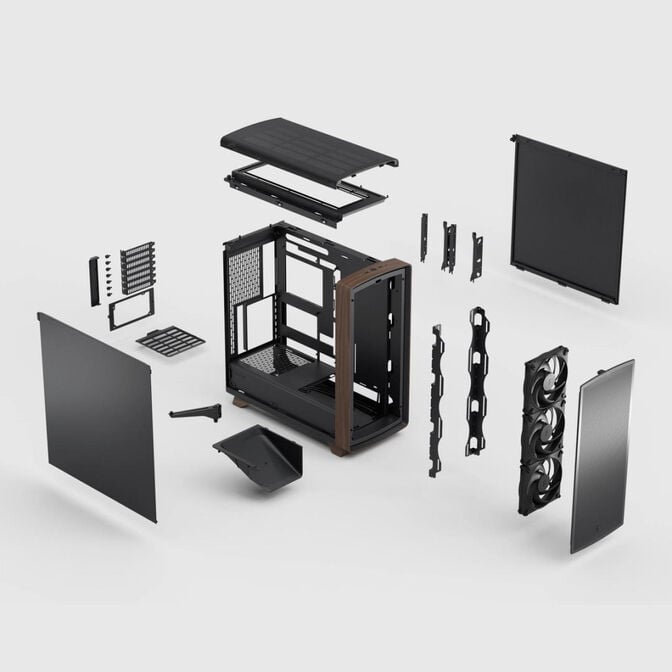 Caixa E-ATX Fractal Design Summit Black Solid image number 4
