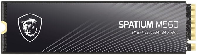 SSD MSI SPATIUM M560 1TB Gen5 M.2 NVMe (10200/8400MB/s) image number 1