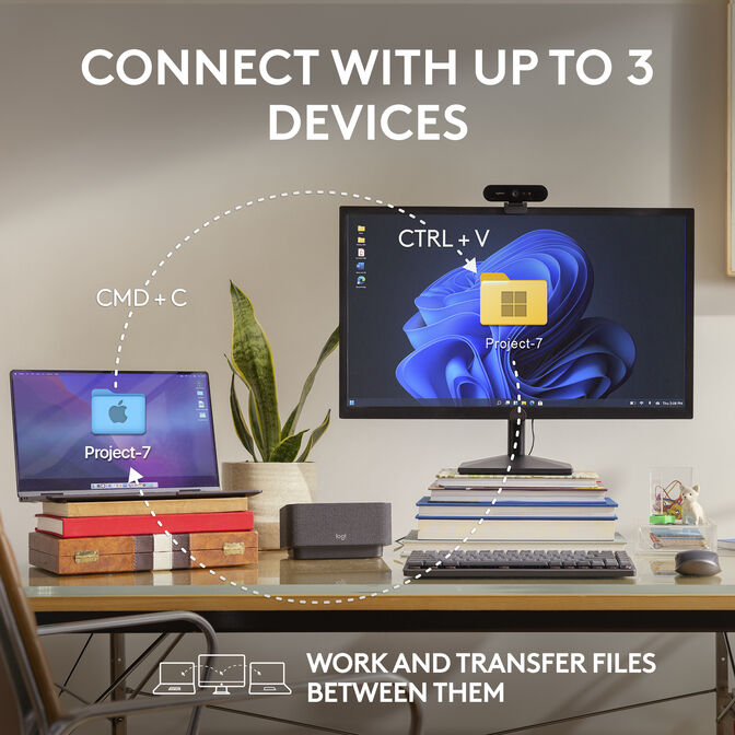 Rato Logitech MX Anywhere 3S Wireless Rosa image number 7