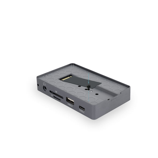 Caixa SSD com HUB Tooq TQE-2242G M.2 NGFF/NVMe USB3.2 Gen 2 image number 4