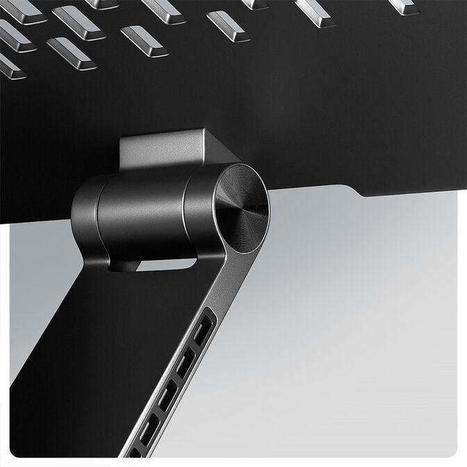 Suporte Elevat&oacute;rio Rotativo AXAGON STND-LRB  para Port&aacute;teis Regul&aacute;vel Aluminio Preto image number 6