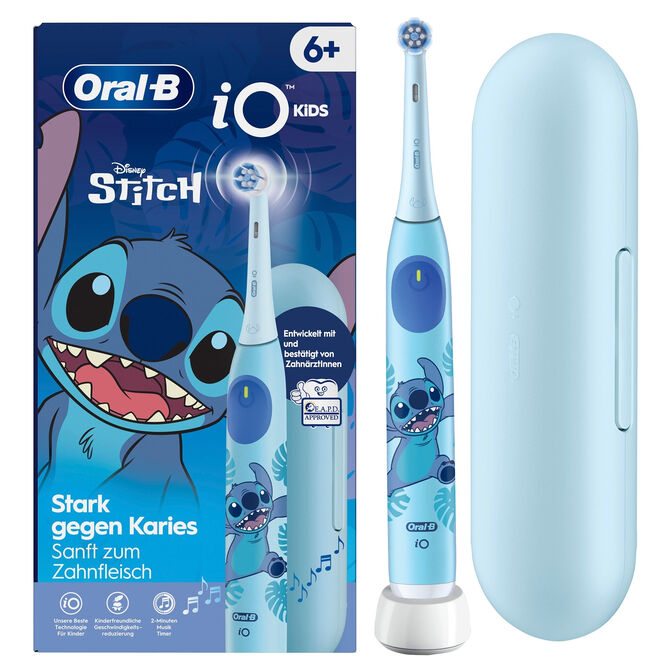 Escova de Dentes El&eacute;trica Oral-B iO Kids 6+ Stitch com Estojo de Viagem image number 0