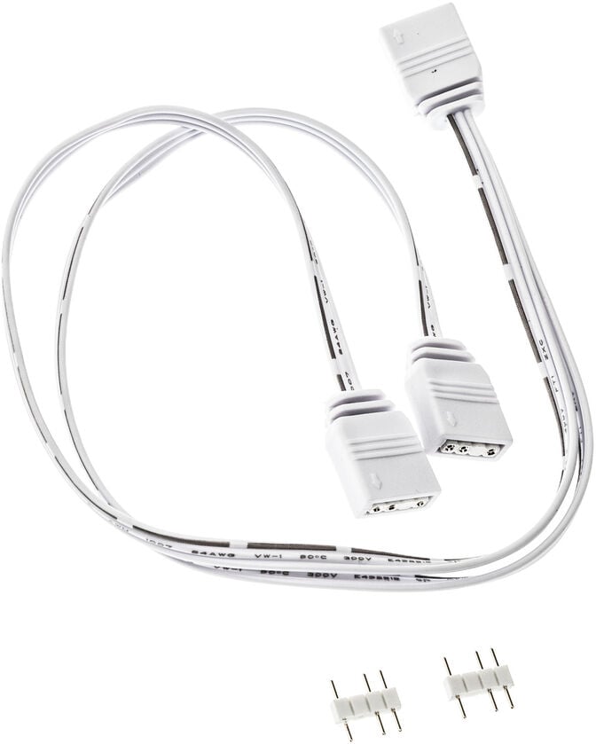 Cabo Splitter Kolink 1-2 ARGB 30cm Branco image number 1