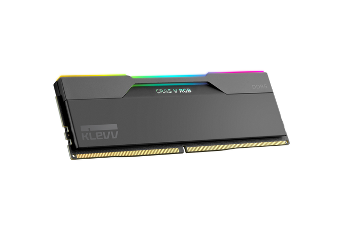 KLEVV Kit 32GB (2 x 16GB) DDR5 CRAS V 6000MHz CL28 RGB Obsidian Black (Intel XMP/AMD Expo) image number 3
