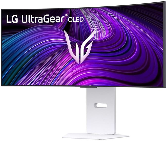 Monitor Curvo Gaming LG UltrGear 34" 34GX900SA OLED WQHD 240Hz 0.03ms G-Sync Compatible Smart webOS Branco image number 1