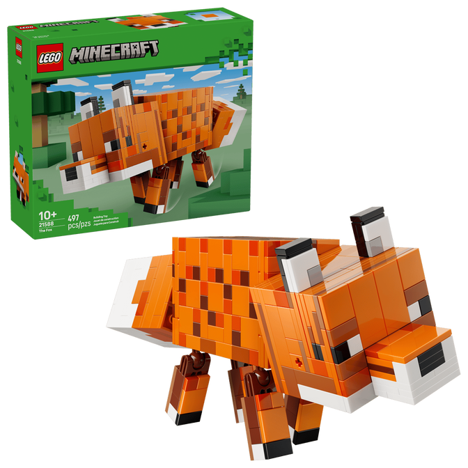 LEGO Minecraft: A Raposa, 497 Pe&ccedil;as (21588) image number 0