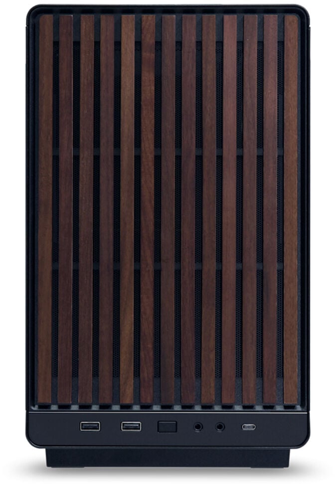 Caixa Micro-ATX Lian Li x Dan Cases A3 Preta Madeira image number 2