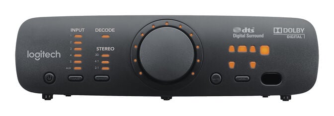 Colunas Logitech Z906 THX Surround Sound 5.1 1000W Peak/500W RMS Pretas image number 2