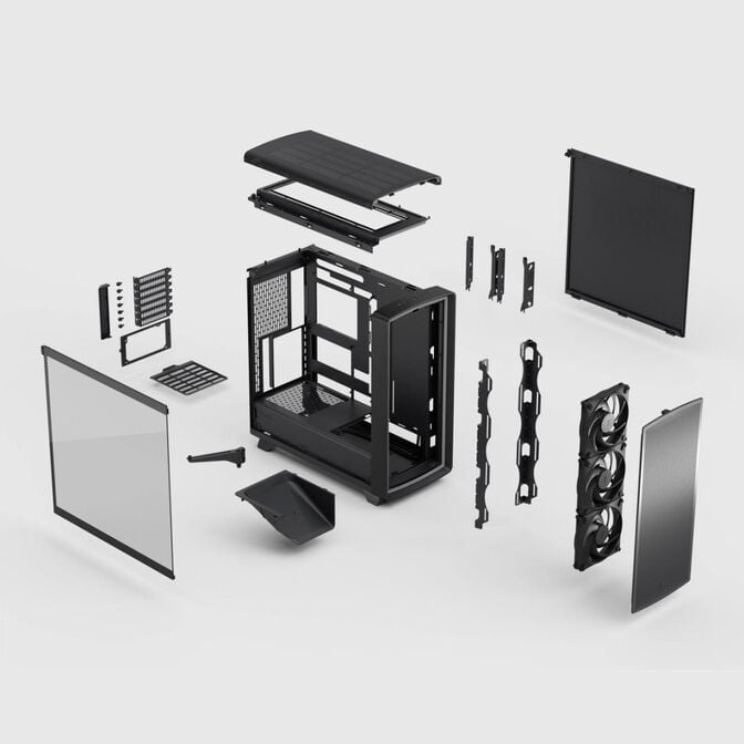 Caixa E-ATX Fractal Design Summit Ambience Blackout TG Light Tint image number 4