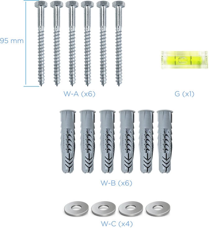Suporte de Parede Tooq Tilt 6 Pivots 43" a 90" Max. 75Kg image number 9