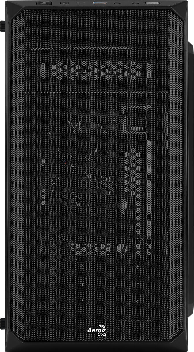 Caixa Micro-ATX Aerocool CS-107 Preto image number 4