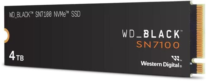Disco SSD Western Digital Black SN7100 4TB Gen4 M.2 NVMe (7250/6900MB/s) image number 0