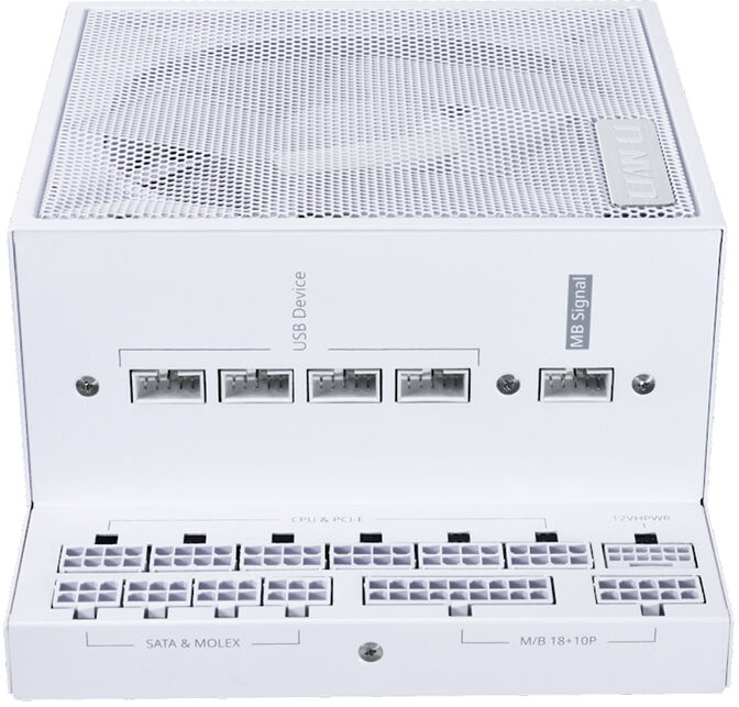 Fonte Modular Lian Li Edge 1000W 80+ Platinum Branco image number 3