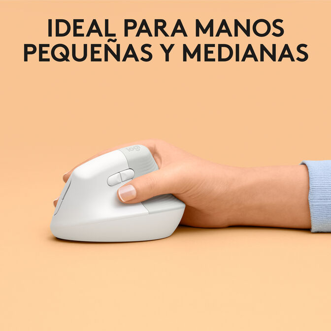 Rato Logitech Lift for Mac Vertical Ergonomic Wireless White image number 10