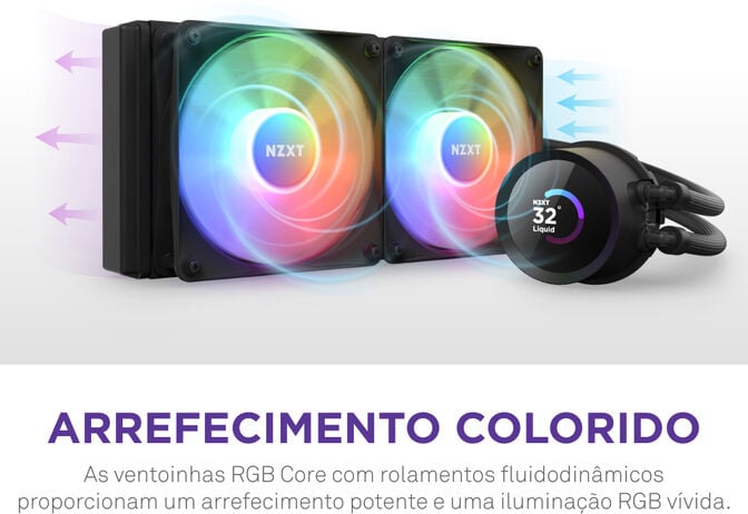 Water Cooler CPU NZXT Kraken 280 RGB Preto image number 7