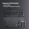 Teclado HyperX Eve 1800 Compact Gaming RGB PT Preto image number null