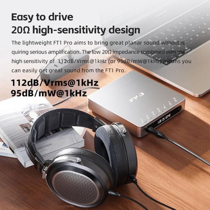 Headphones FiiO FT1 PRO Hi-Fi Pretos image number 5