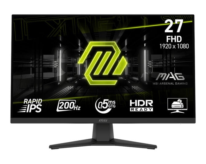 Monitor MSI 27" MAG 272F IPS FHD 200Hz 0.5ms FreeSync Premium image number 0