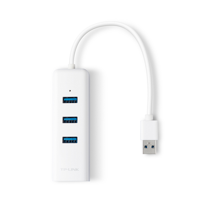 Adaptador USB TP-Link UE330 USB 3.0 > Ethernet Gigabit + 3 Portas USB 3.0 image number 2