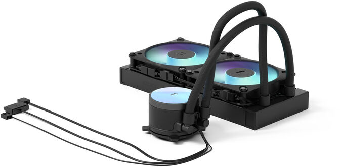 Water Cooler CPU Fractal Design Radius 240 RGB Preto image number 3