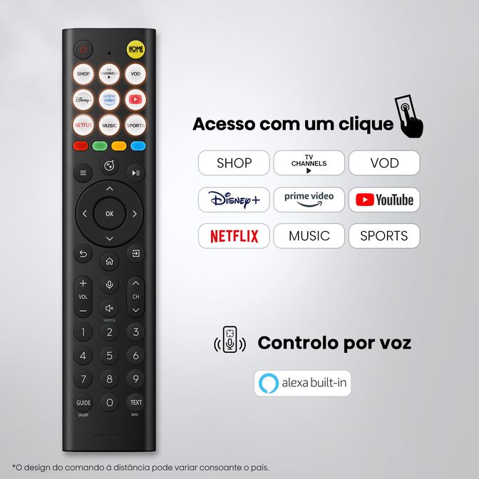 Televis&atilde;o Hisense 65A6S 65" LED UltraHD 4K VIDAA image number 4