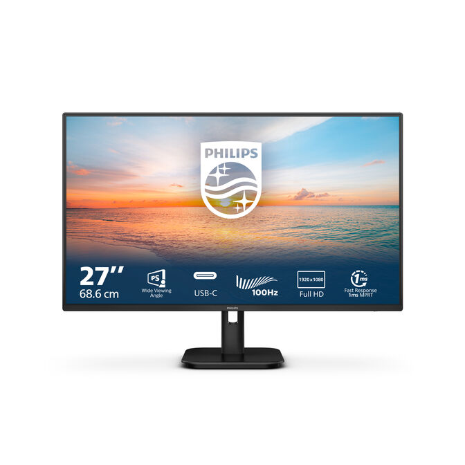 Monitor Philips 27" 27E1N1300A IPS FHD 100Hz 1ms c/colunas USB-C (65W) image number 0