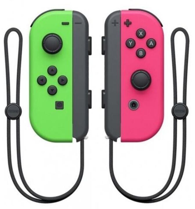 Comando Nintendo Joy-Con (set Esq/Dir) Verde N&eacute;on/Rosa N&eacute;on image number 0
