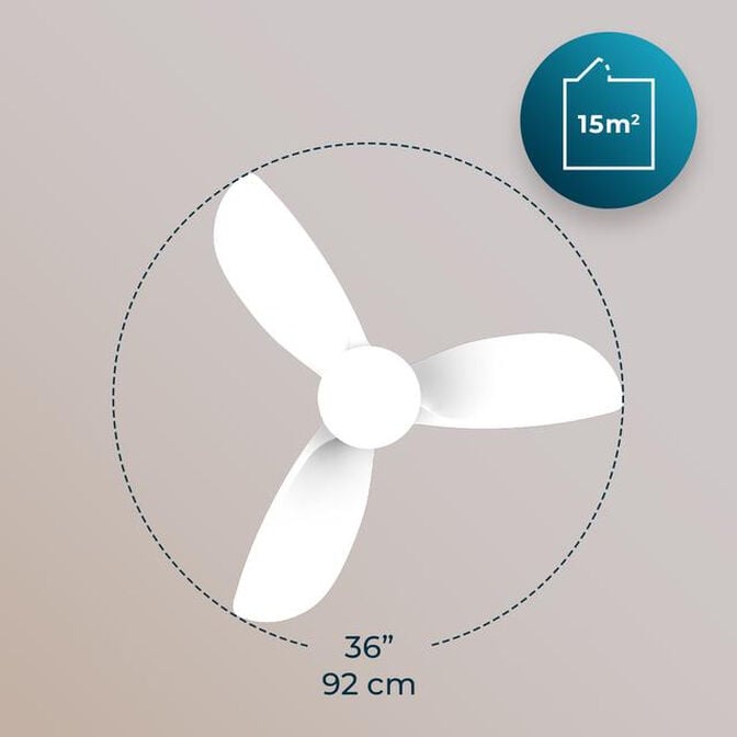 Ventoinha de Teto Cecotec EnergySilence Aero 3050 White image number 3