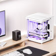 Caixa Micro-ATX Jonsbo TK-1 2.0 Vidro Temperado Branco image number null