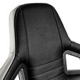 Cadeira noblechairs EPIC Real Leather - Preto / Branco / Vermelho image number null