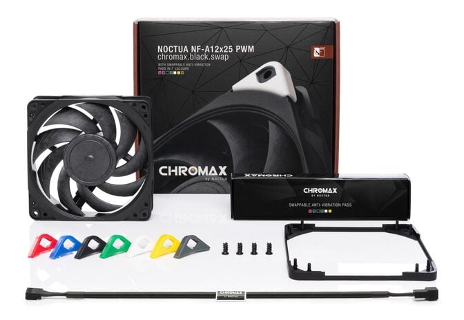 Ventoinha Noctua NF-A12X25 PWM Chromax (Swap) 120mm image number 3