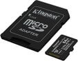 Cart&atilde;o Kingston Canvas Select Plus Gen3 100MB/s MicroSDHC UHS-I A1 64GB image number null