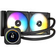 ** B Grade ** Water Cooler CPU Corsair iCUE H100i Elite LCD Display 240mm image number null