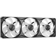 Ventoinha Corsair iCUE Link RS360 II Unified Frame Pretas ARGB PWM Tripla Vento&iacute;nha 120mm (360mm) image number null