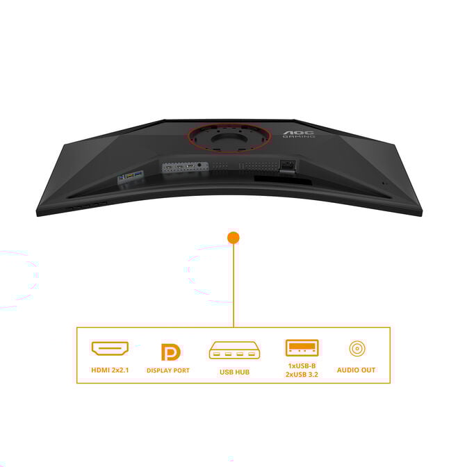 Monitor Curvo AOC Gaming 34" CU34G4Z Fast VA WQHD 240Hz 0.5ms image number 13