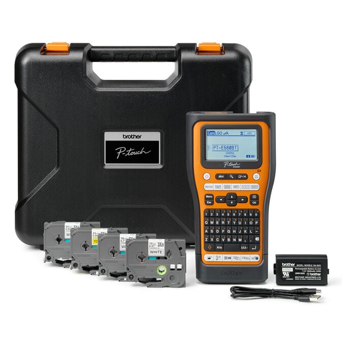 Impressora de Etiquetas Brother PT-E560BTSPQL1 Bluetooth 24mm image number 4