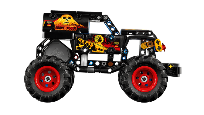 LEGO Technic: Monster Jam Grave Digger Fogo e Gelo, 263 Pe&ccedil;as (42219) image number 5