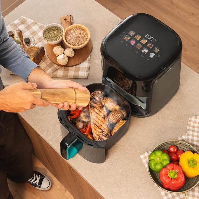 Fritadeira (Sem &Oacute;leo) Cecotec Cecofry Smokin Prime 8500 image number 7