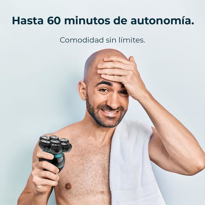 M&aacute;quina de Barbear Cecotec Bamba PrecisionCare Skull Shaver Preto image number 3