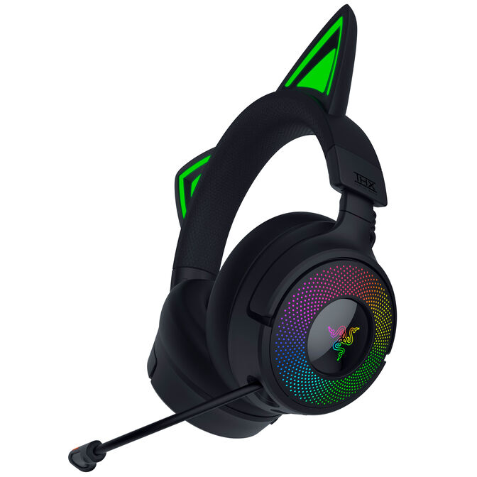 Headset Razer Kraken Kitty V3 Pro Wireless/Bluetooth Preto image number 1