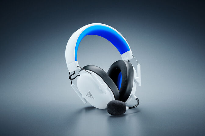 Headset Razer BlackShark V3 X Hyperspeed para PlayStation Wireless/Bluetooth Branco image number 4
