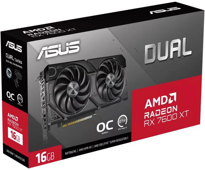 Gr&aacute;fica Asus Radeon RX 7600 XT Dual OC 16GB image number 12