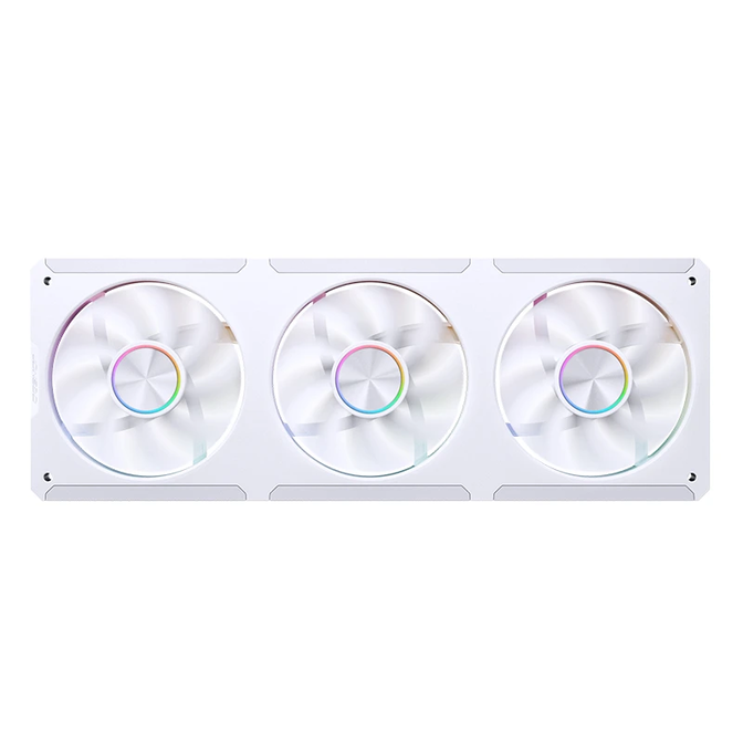Ventoinha Jonsbo ZC-360  RGB Single-Frame LCD Brancas - Tripla Ventoinha 120mm ( 360mm ) image number 1