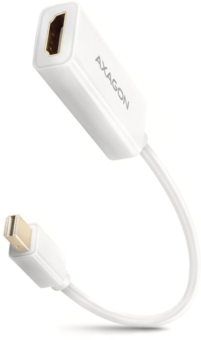 Adaptador AXAGON RVDM-HI14NW Mini DP > HDMI 1.4, 4K/30Hz Branco image number 0