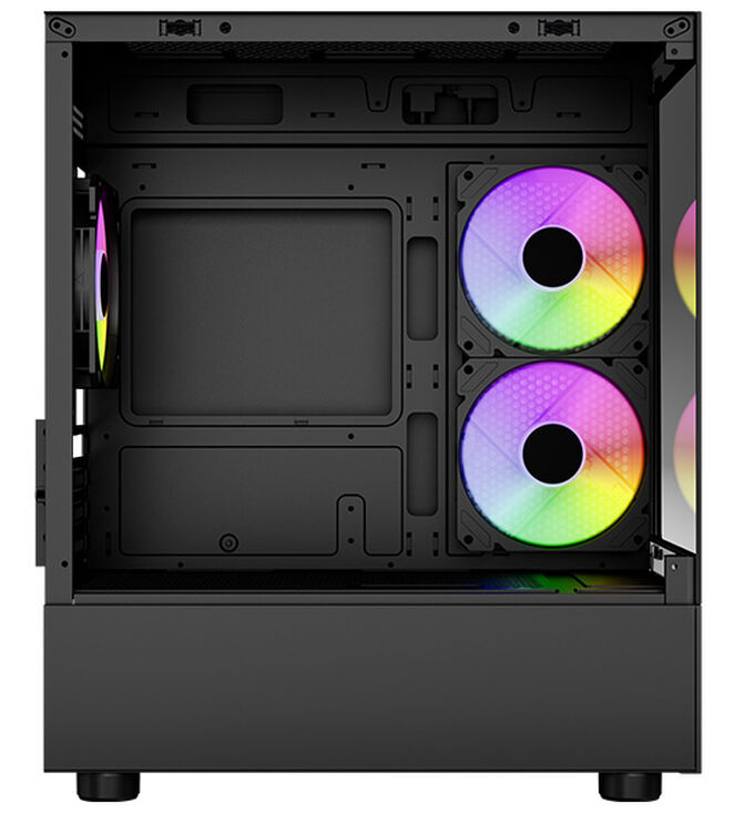 Caixa Micro-ATX Aerocool Viewport Mini Vidro Temperado Preto image number 1