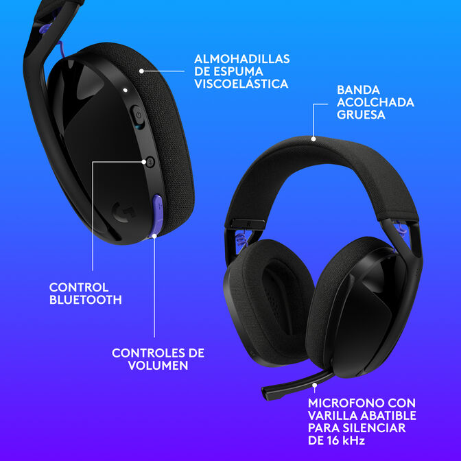Headset Logitech G321 Lightspeed Wireless Preto image number 7