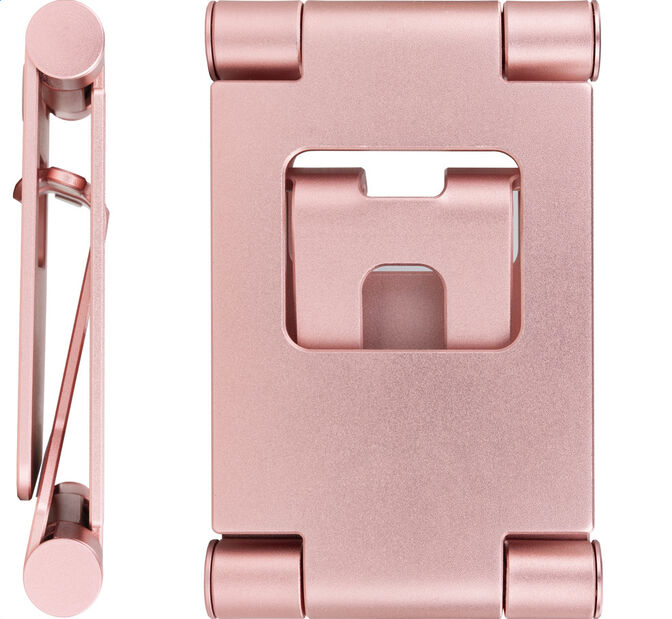 Suporte de Mesa Tooq Ajust&aacute;vel p/ Smartphone/Tablet Max. 10" Rosa image number 5