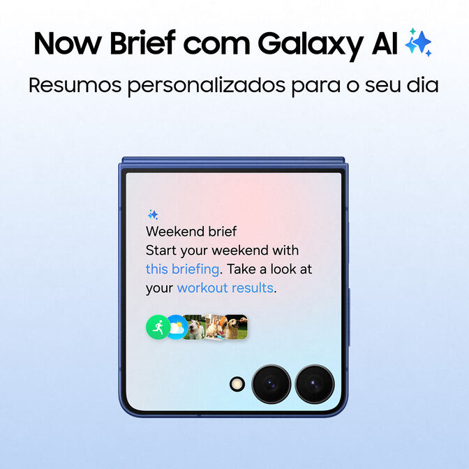 Smartphone Samsung Galaxy Z Flip 7 5G 6.9" (12 /256GB) 120Hz Vermelho Coral image number 3