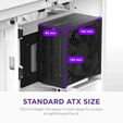 Fonte de Alimenta&ccedil;&atilde;o NZXT 1000W Core 80+ Gold ATX 3.1 PCIe 5.1 image number null